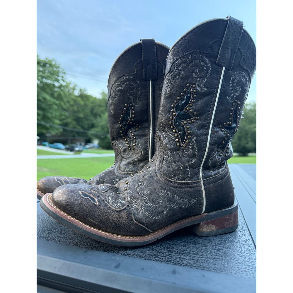 Laredo Women's Spellbound Goat Skin Boots, Size 9M